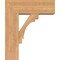 Ekena Millwork Merced Block Smooth Bracket w/ Offset Brace, Western Red Cedar, 7 1/2"W x 20"D x 24"H BKT0806X20X24MRC05SWR - alternate 4